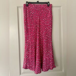 Mi Ami Pink Midi Skirt